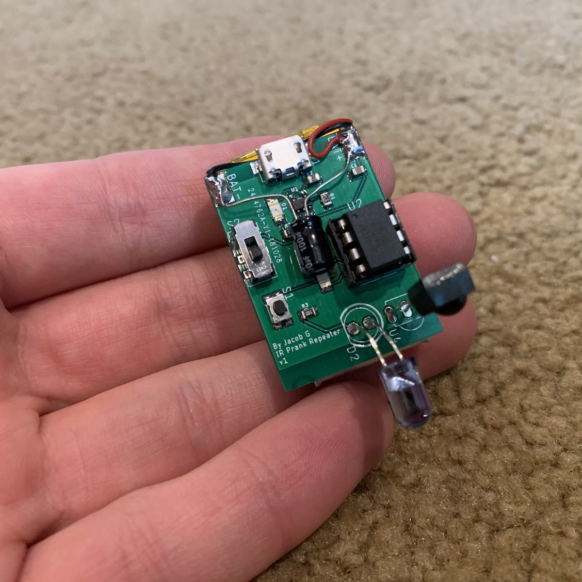 TV Remote Prank Device